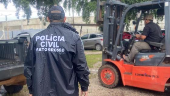 Operação da Polícia Civil cumpre prisões de criminosos que furtaram fazendas na região de Sorriso.