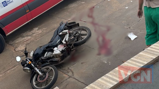 Criança morre após ter cabeça atingida por estribo de motocicleta em VG 