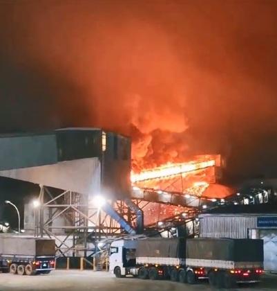 Incêndio terminal Rondonópolis