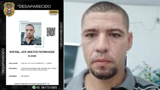 Família procura por homem desaparecido há 11 dias em Cuiabá.