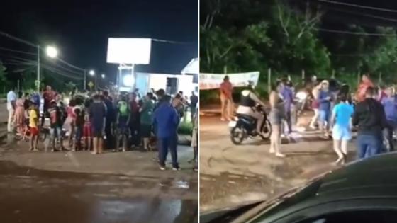 Moradores do Santa Bárbara em VG protestam por falta de água