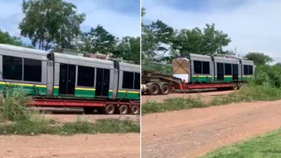 Restante dos vagões do VLT são transportados para Bahia.