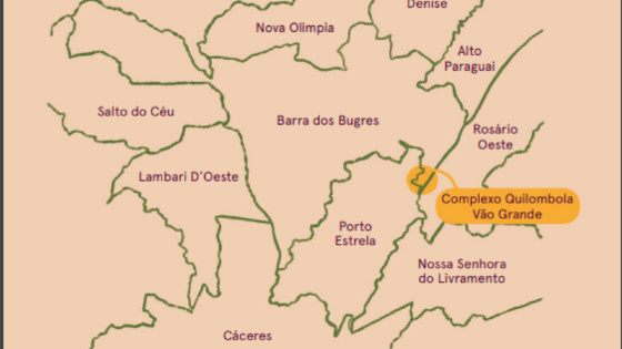 mapa; educação quilombola; mato grosso; Defensoria Pública