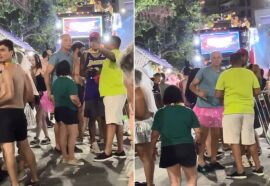 Deputado e vereadora curtem carnaval fantasiados em Camboriú