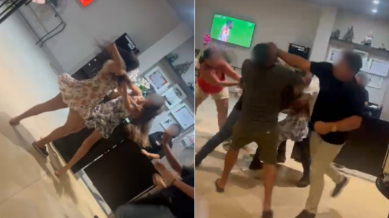 Desentendimento antigo gera briga generalizada em pizzaria.