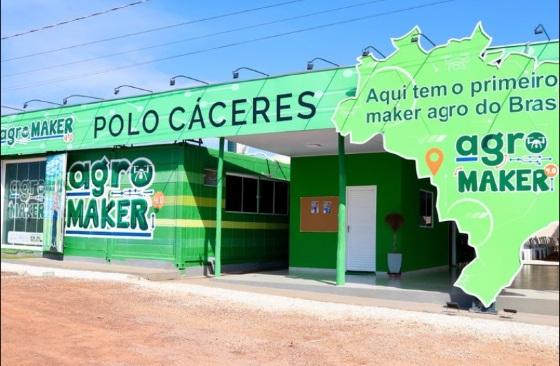 Ministro Carlos Fávaro inaugura primeiro espaço de inovação Agro Maker em Cáceres