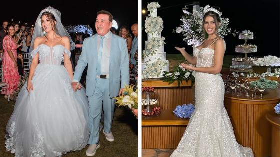 Miss MT levanta suspeitas de gravidez em casamento com Amado Batista