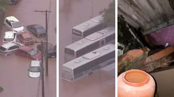  Chuvas intensas causam alagamentos, paralisação de trens e desabamento em São Paulo