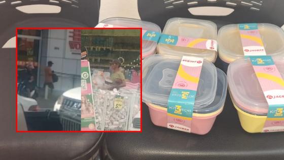 Homem é preso por furtar kits de potes plásticos na Lojas G em VG.