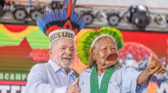 Lula viaja nesta sexta (04) ao Xingu para se encontrar com Raoni