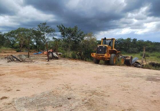 Polícia realiza operação para reintegração de posse de área rural de MT