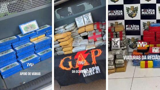 Tombamento de carreta revela carga de droga avaliada em R$ 5 Milhões