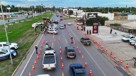 Oito pessoas são presas durante operação Lei Seca em VG.