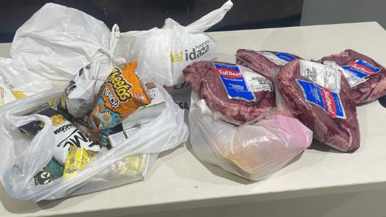 Mulher é presa após tentar furtar quatro peças de picanha em supermercado de VG.