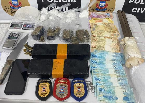 Polícia apreende drogas que seriam vendidas em festa de aniversário da cidade