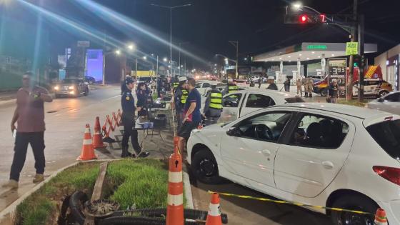 Oito são presos por embriaguez durante blitz na Feb.