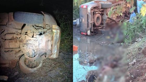 Família morre após ser atropelada durante pescaria.