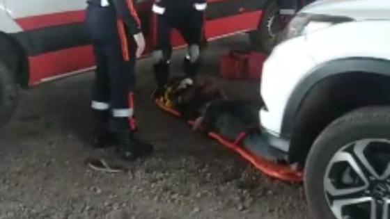 Pessoa em situação de rua é atropelada na av. da Feb.