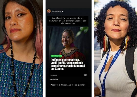 Vencedora em Cannes dedica prêmio à cuiabana Marielle Ramires