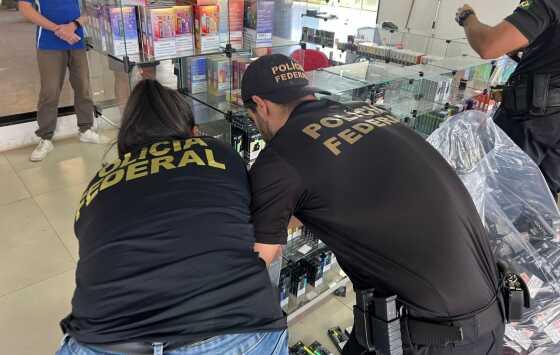 PF apreende cerca de 3 mil cigarros eletrônicos contrabandeados na Rodoviária de Cuiabá