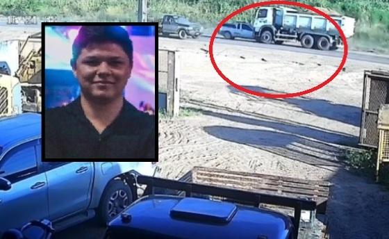 Jovem morre carbonizado em violenta colisão entre carro e caminhão