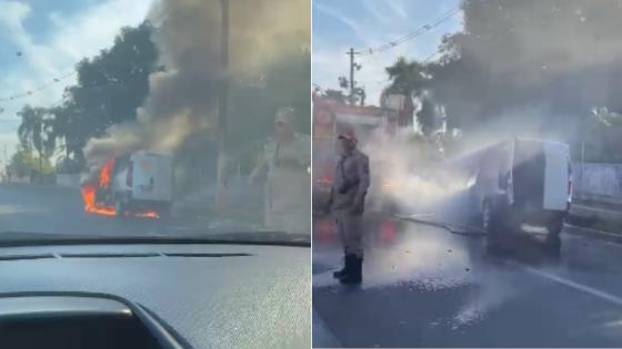 Incêndio; Veículo; Várzea Grande;