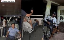 Encontro entre Mauro Mendes e Caiado é regado a modão e tudo indica, sucessão presidencial