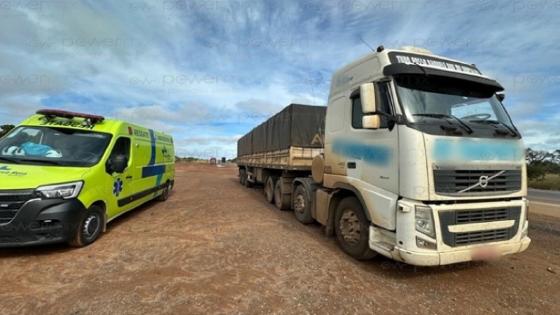 Idoso é encontrado morto dentro de caminhão na BR-163.