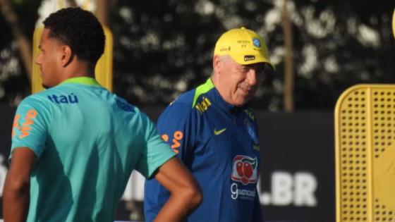 Ancelotti faz primeiro treino pela Seleção com elenco incompleto.