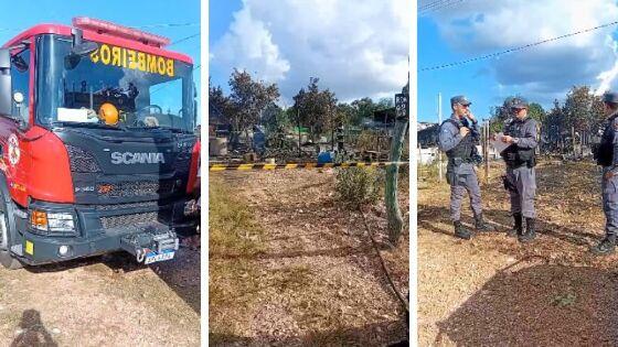 Menino de 5 anos morre após explosão e incêndio em Cuiabá 