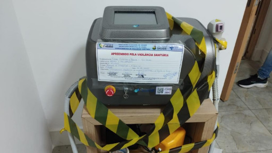 Clínica de depilação a laser é fechada pela terceira vez em Cuiabá.