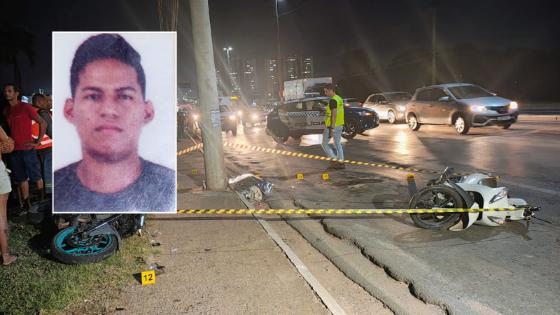 Vigilante morre após tentar ultrapassar moto e colidir contra poste em Cuiabá.