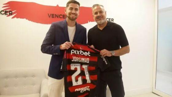 Flamengo anuncia Jorginho como novo reforço até 2028.