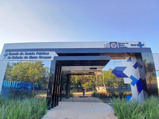 Obra da Escola de Saúde Pública de MT atinge 83% de execução