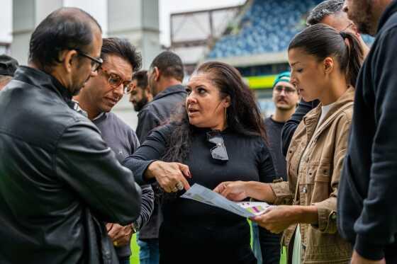 visita técnica equipe guns n' roses