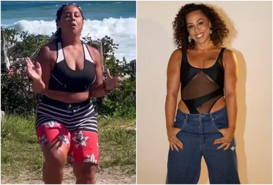 "Quero ver meu filho crescer", diz Evelyn Castro ao perder 16 kg