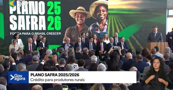Do montante total, serão disponibilizados R$ 414,7 bilhões para custeio e comercialização no Plano Safra 2025/26