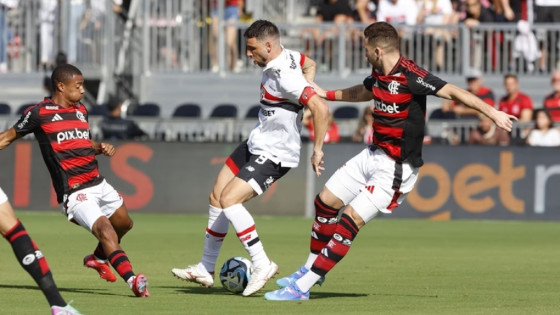 CBF define horário para partida entre Flamengo e São Paulo.