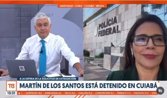 Jornalista cobriu a prisão de um cidadão do Chile