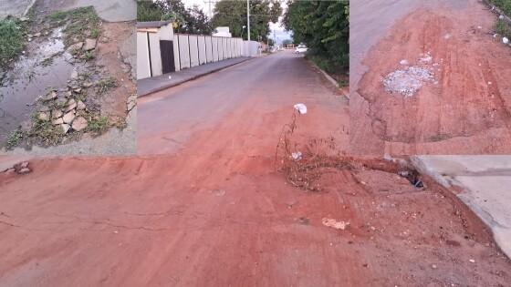 Morador do bairro Costa Verde denuncia buracos abertos pelo DAE