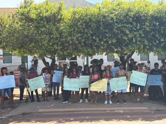 Indígenas protestam contra cassação de prefeito em Brasnorte