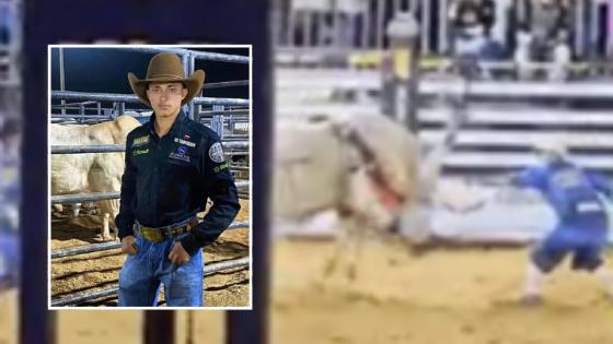 Peão de rodeio morre ao ser pisoteado durante apresentação.