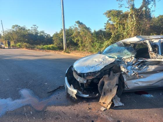 Acidente na av. Eurico Gaspar Dutra em VG deixa o trânsito lento