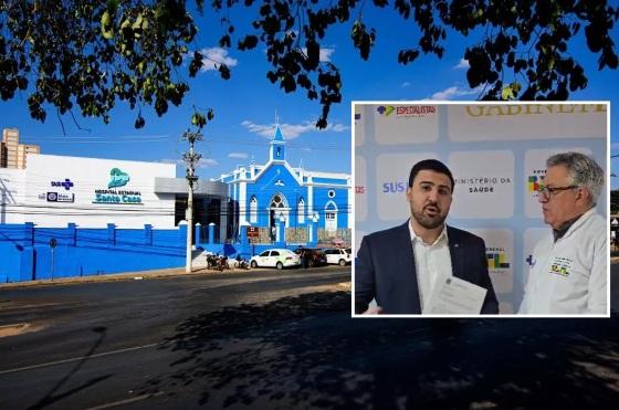 Emanuelzinho apela a Padilha para salvar Santa Casa de Cuiabá