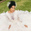 Vestido de noiva de Fátima já foi de influenciadora 