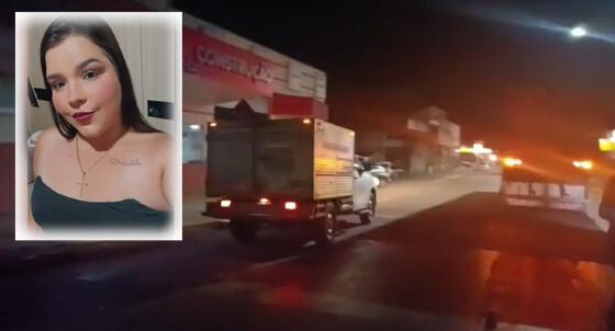 Jovem morre ao cair com motocicleta e ser atropelada por caminhão.