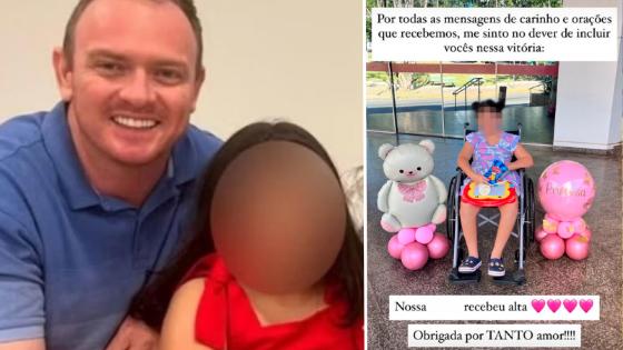 Filha de engenheiro que matou esposa deixa hospital em Cuiabá.