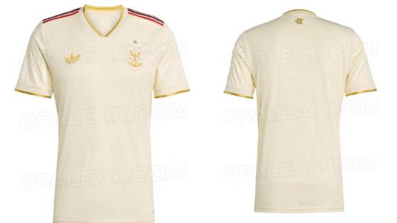 Nova terceira camisa do Flamengo vaza nas redes sociais.