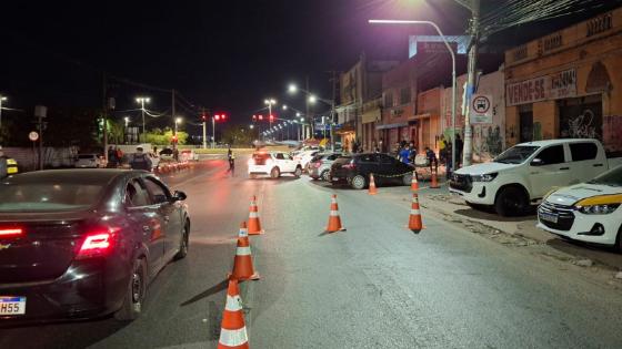 13 motoristas são presos por embriaguez ao volante em Cuiabá.