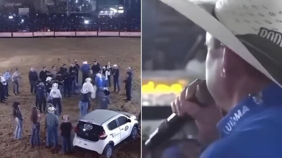Locutor da Expoagro transforma rodeio em palanque político com ataques à esquerda.